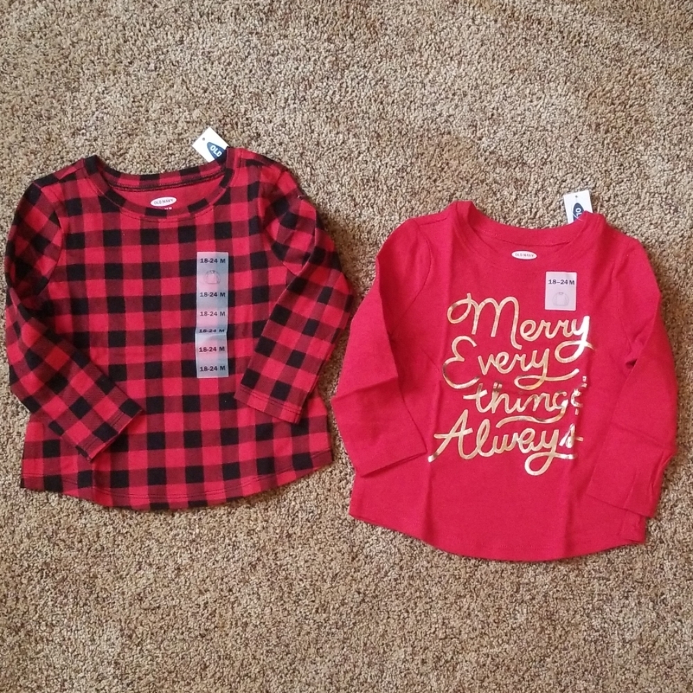 Set of two Old Navy toddler girls tops